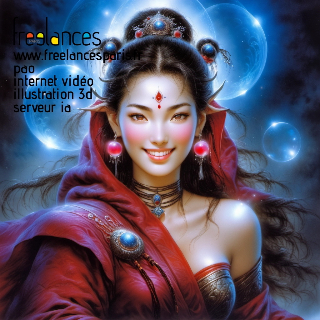 Pao mise en page internet vidéo illustration 3d serveur IA générative AI freelance paris studio de création magazines ojx0l6q0